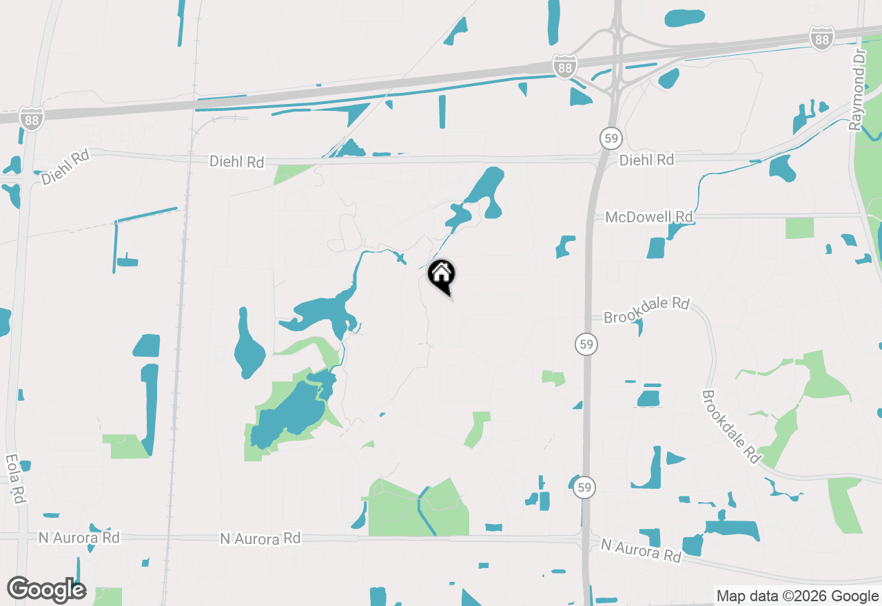 Map of 5S334 Stewart Drive, Naperville, IL 60563
