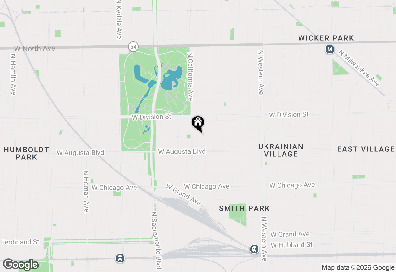 Map of 2739 W Thomas Street #2, Chicago, IL 60622