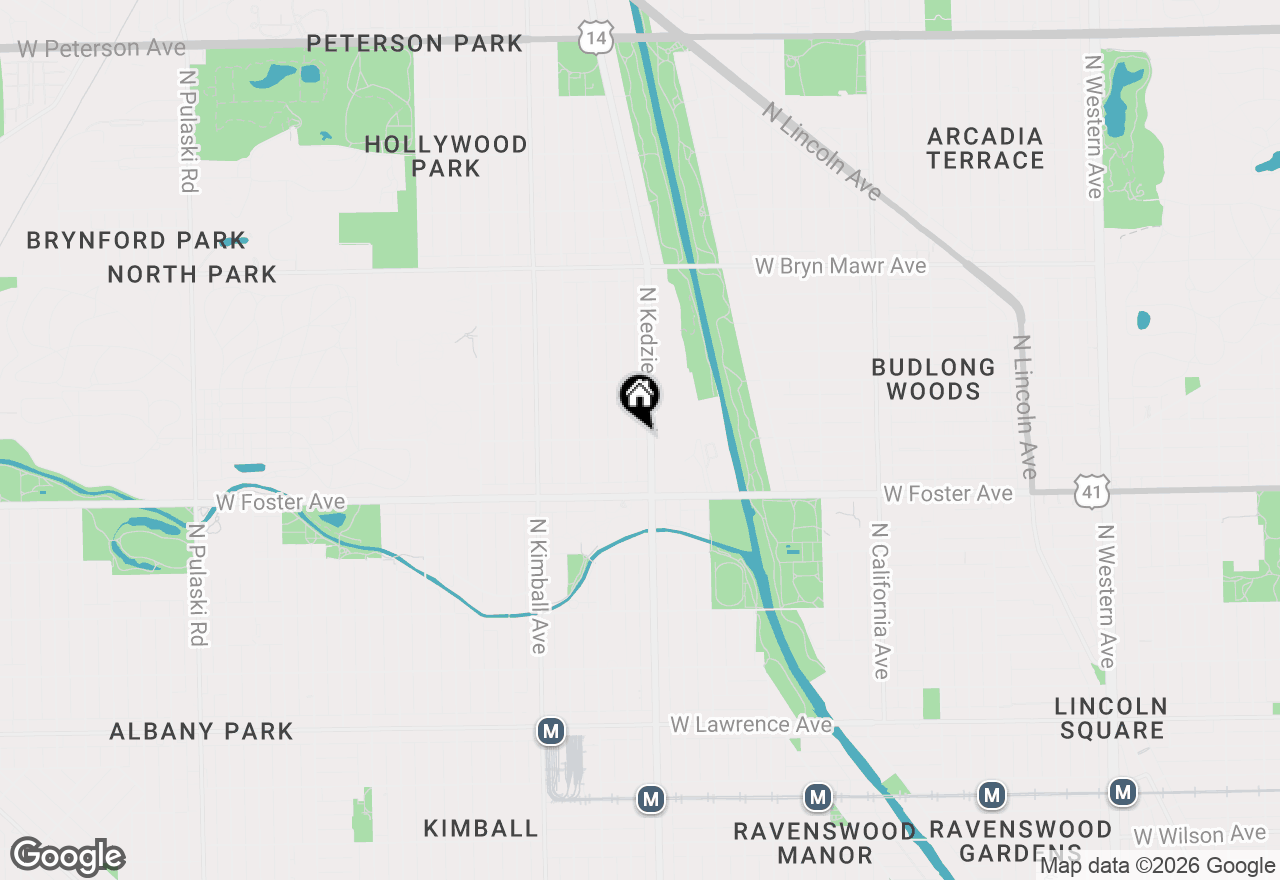 Map of 3206 W Berwyn Avenue #G, Chicago, IL 60625