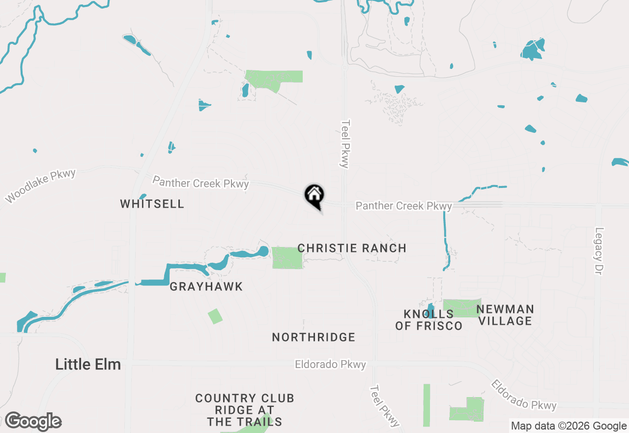 Map of 2250 Maserati Drive, Frisco, TX 75033
