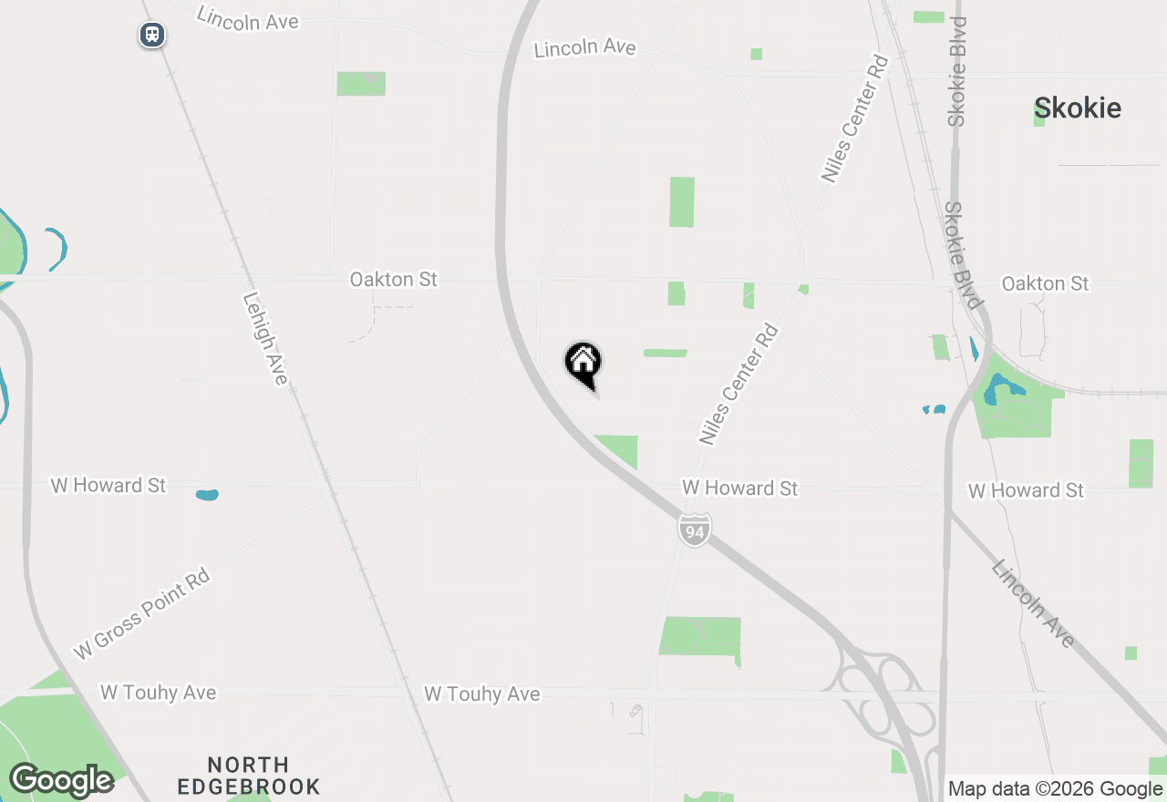 Map of 5500 Harvard Terrace, Skokie, IL 60077