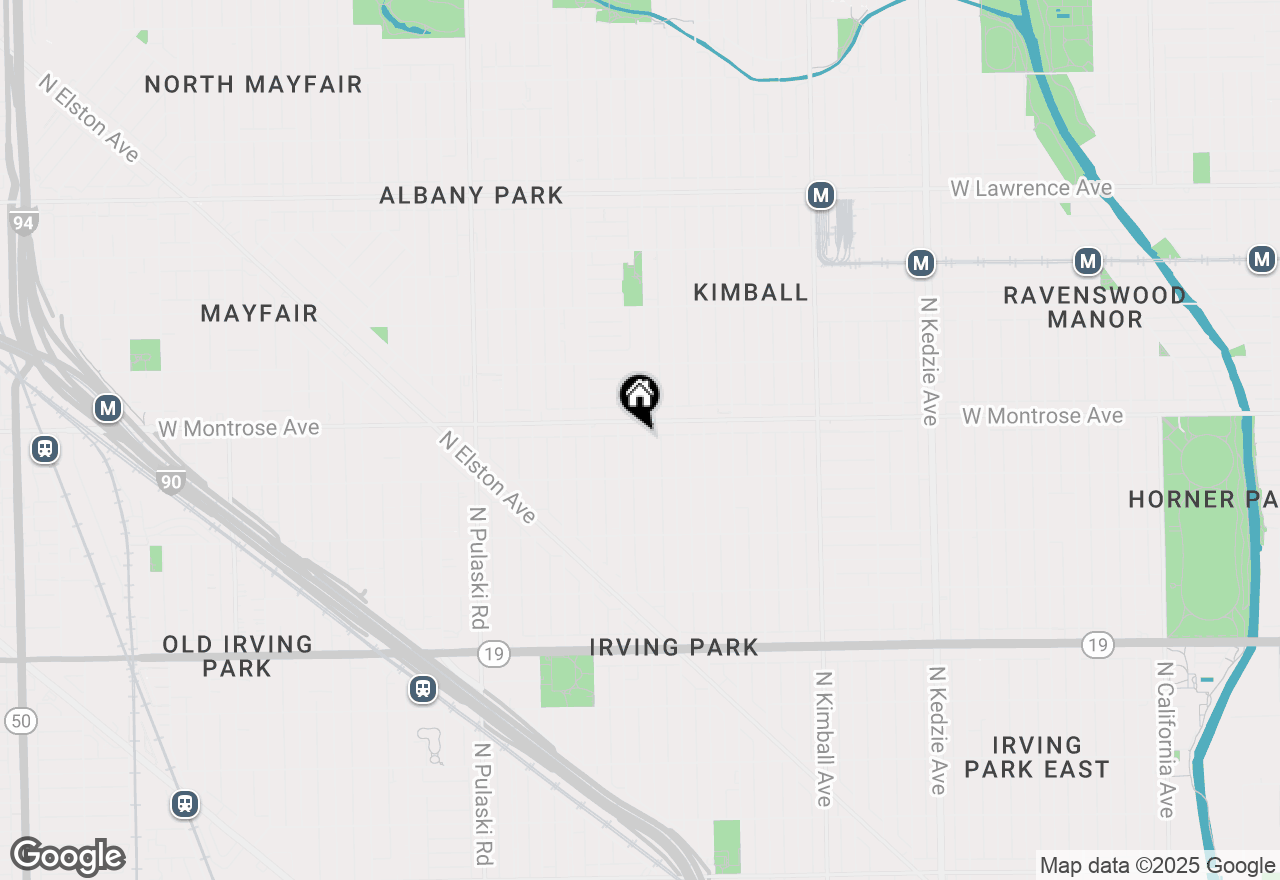 Map of 4340 N Lawndale Avenue, Chicago, IL 60618