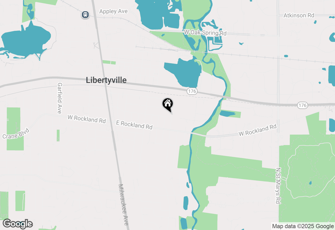 Map of 736 E Lincoln Avenue, Libertyville, IL 60048