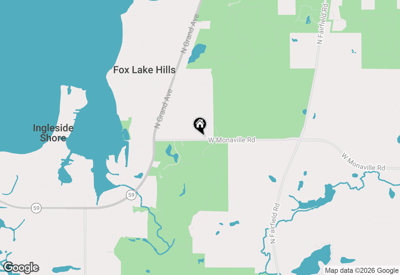 Map of 25196 W Monaville Road, Lake Villa, IL 60046