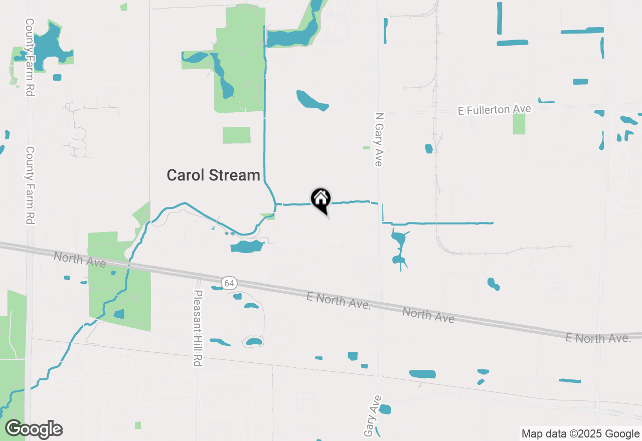 Map of 229 Shawnee Drive, Carol Stream, IL 60188