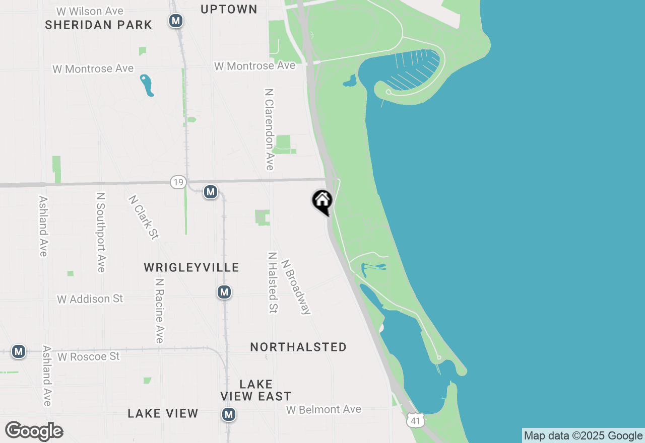 Map of 3750 N Lake Shore Drive #10D, Chicago, IL 60613