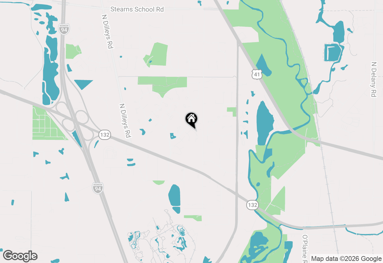 Map of 1395 Stratford Drive, Gurnee, IL 60031