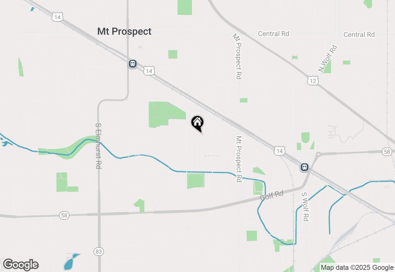 Map of 521 S Louis Street, Mount Prospect, IL 60056