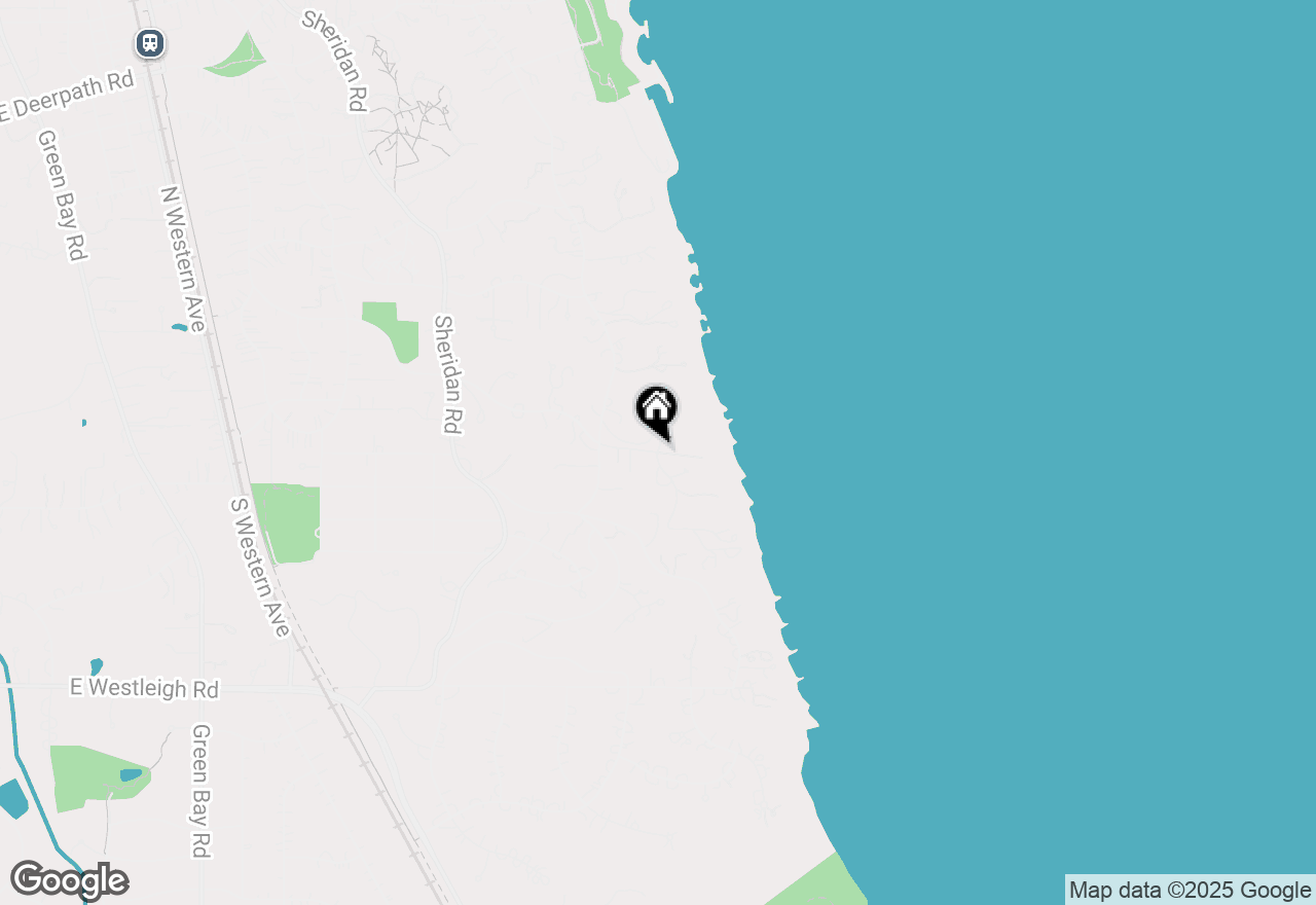 Map of 1 Stone Gate Road, Lake Forest, IL 60045