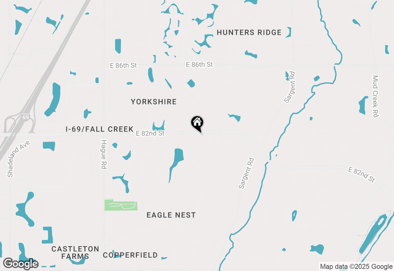 Map of 8425 E 82nd Street, Indianapolis, IN 46256