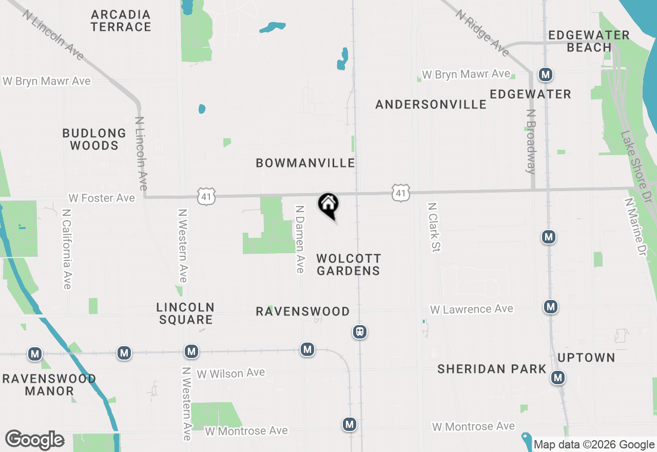 Map of 5054 N Wolcott Avenue #S3, Chicago, IL 60640