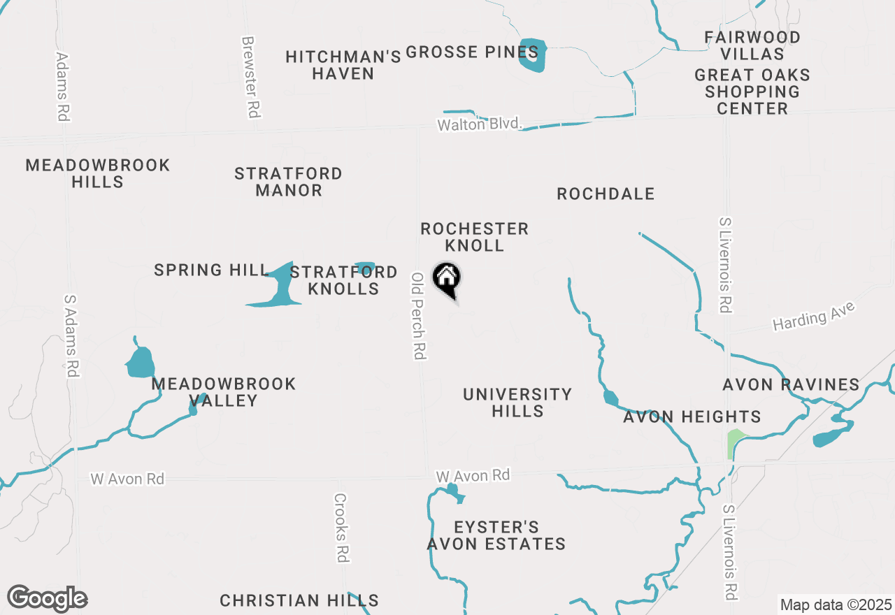 Map of 1870 Campus Court, Rochester Hills, MI 48309