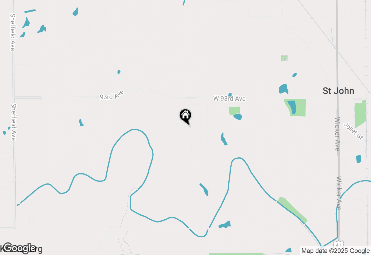 Map of 9467 Tall Grass Trail, St. John, IN 46373