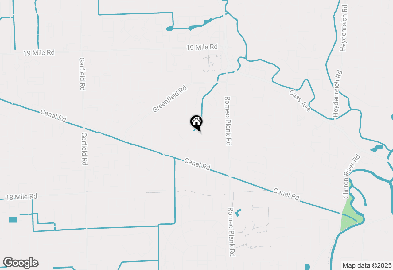 Map of 18312 Greenmeadow Drive, Clinton Township, MI 48038