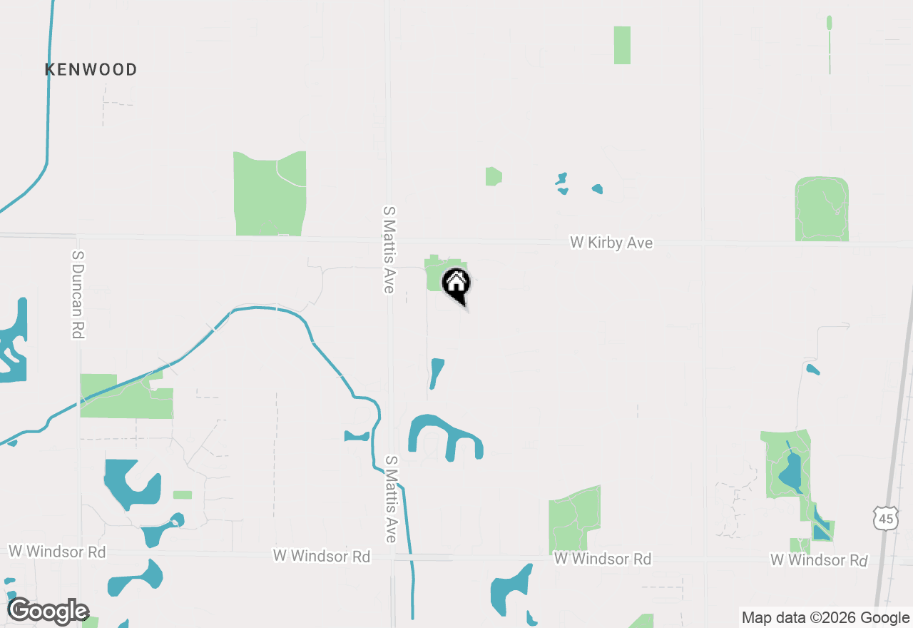 Map of 1608 N Lakeside Drive #A, Champaign, IL 61821