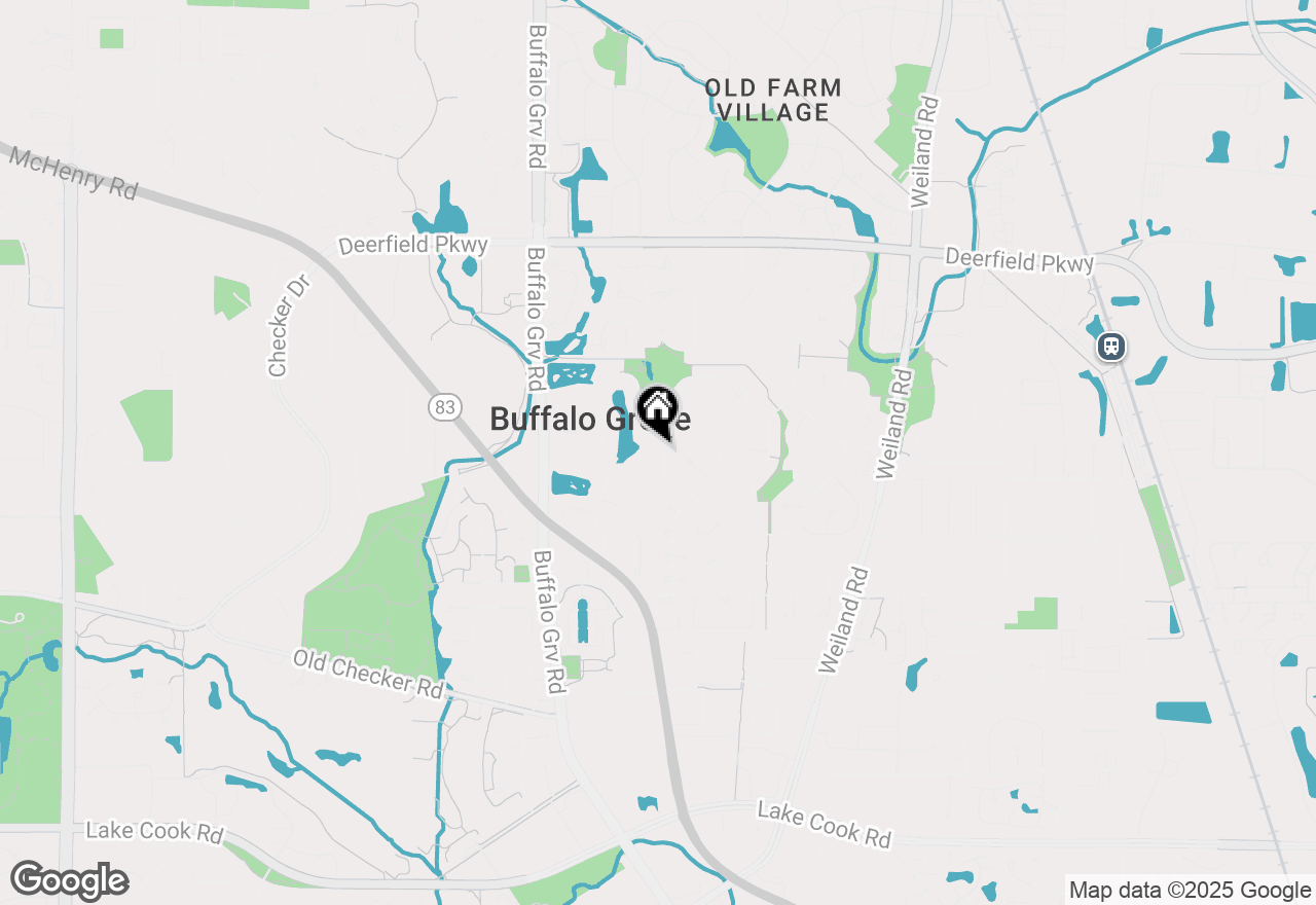 Map of 690 Dunhill Drive, Buffalo Grove, IL 60089