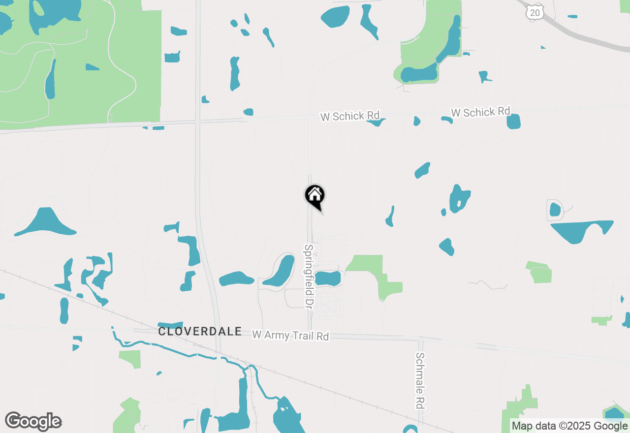 Map of 323 Wentworth Circle, Bloomingdale, IL 60108