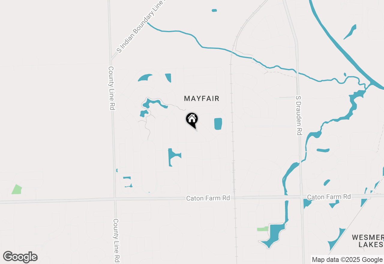 Map of 6603 Paul Briese Court, Plainfield, IL 60544