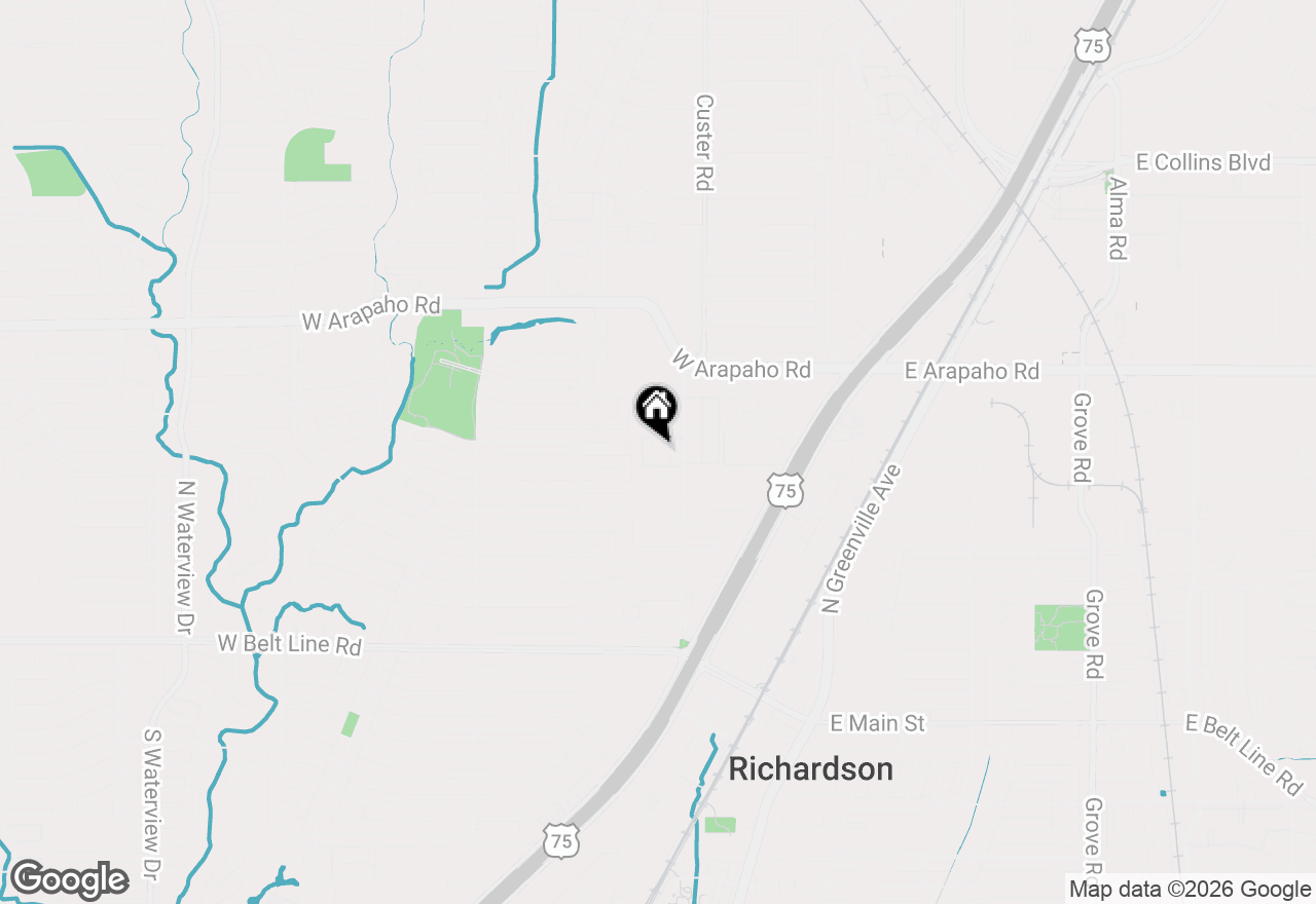 Map of 777 Custer Road #7-2, Richardson, TX 75080