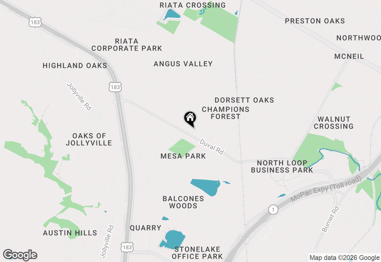 Map of 4804 Duval Rd #41, Austin, TX 78727