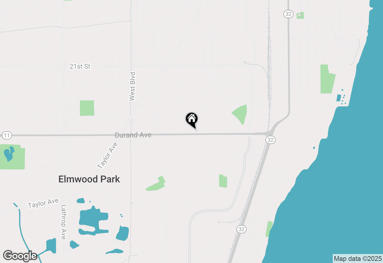 Map of 2332 Durand Ave, Racine, WI 53403