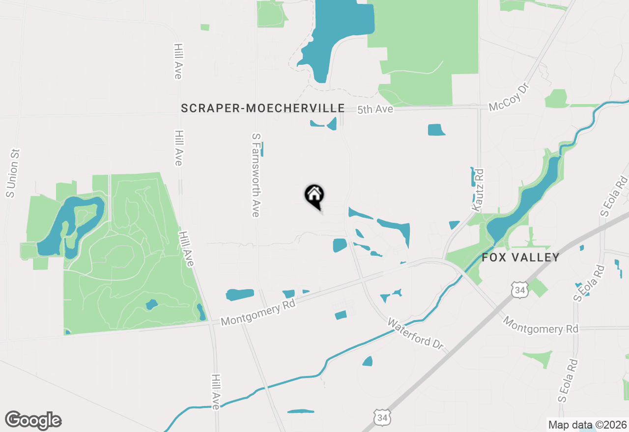 Map of 881 Serendipity Drive, Aurora, IL 60504