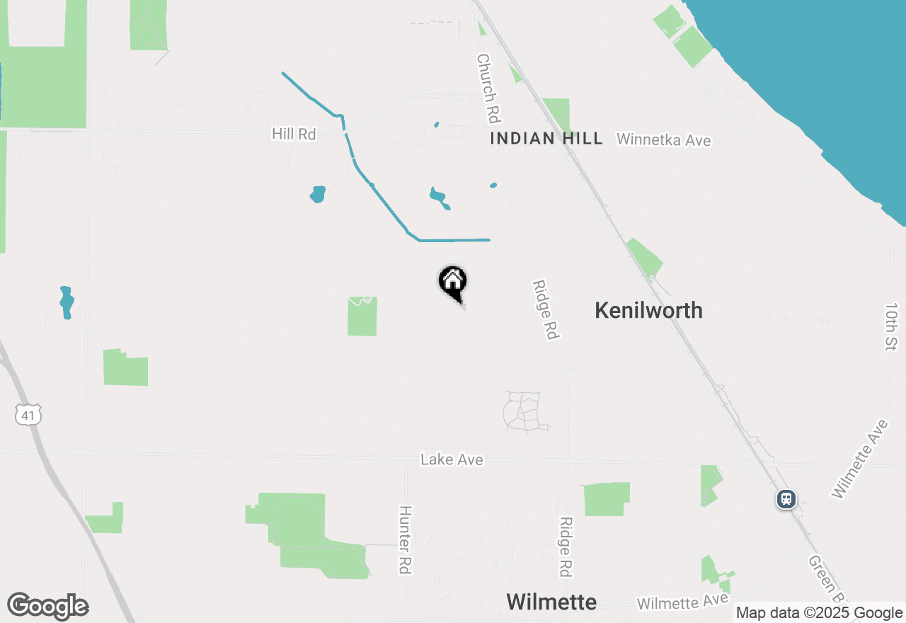 Map of 2145 Kenilworth Avenue, Wilmette, IL 60091