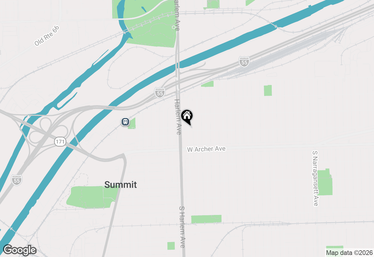 Map of 5352 S Neva Avenue, Chicago, IL 60638