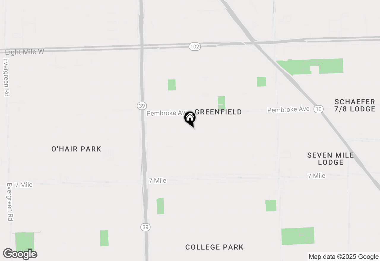 Map of 19510 Gilchrist Street, Hamtramck, MI 48235