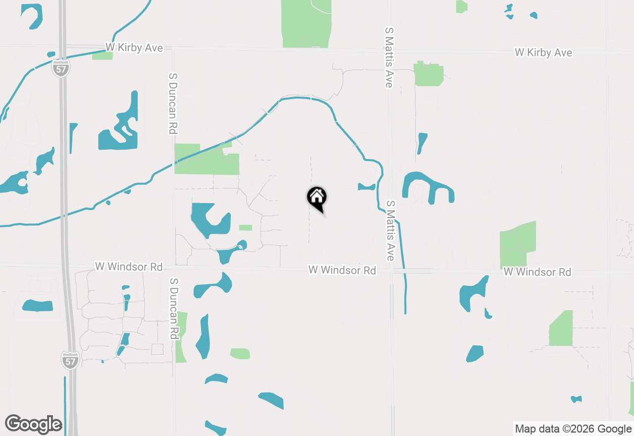 Map of 2302 Branch Road, Champaign, IL 61821
