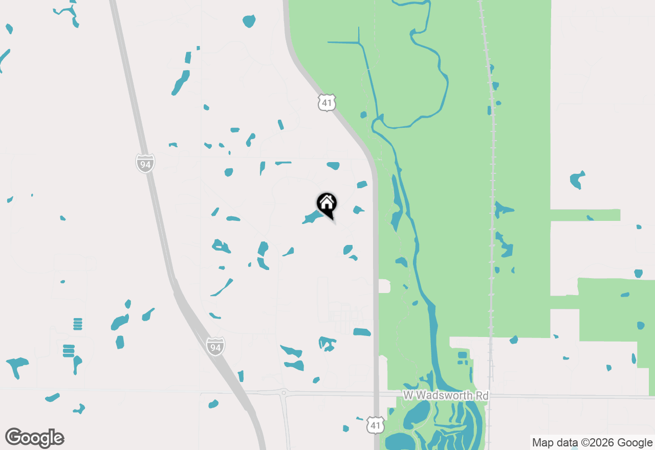 Map of 39600 Orchard Bluff Lane, Wadsworth, IL 60083
