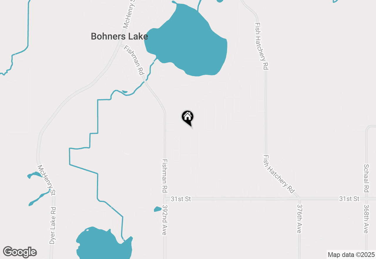 Map of 33626 Palm Dr, Burlington, WI 53105
