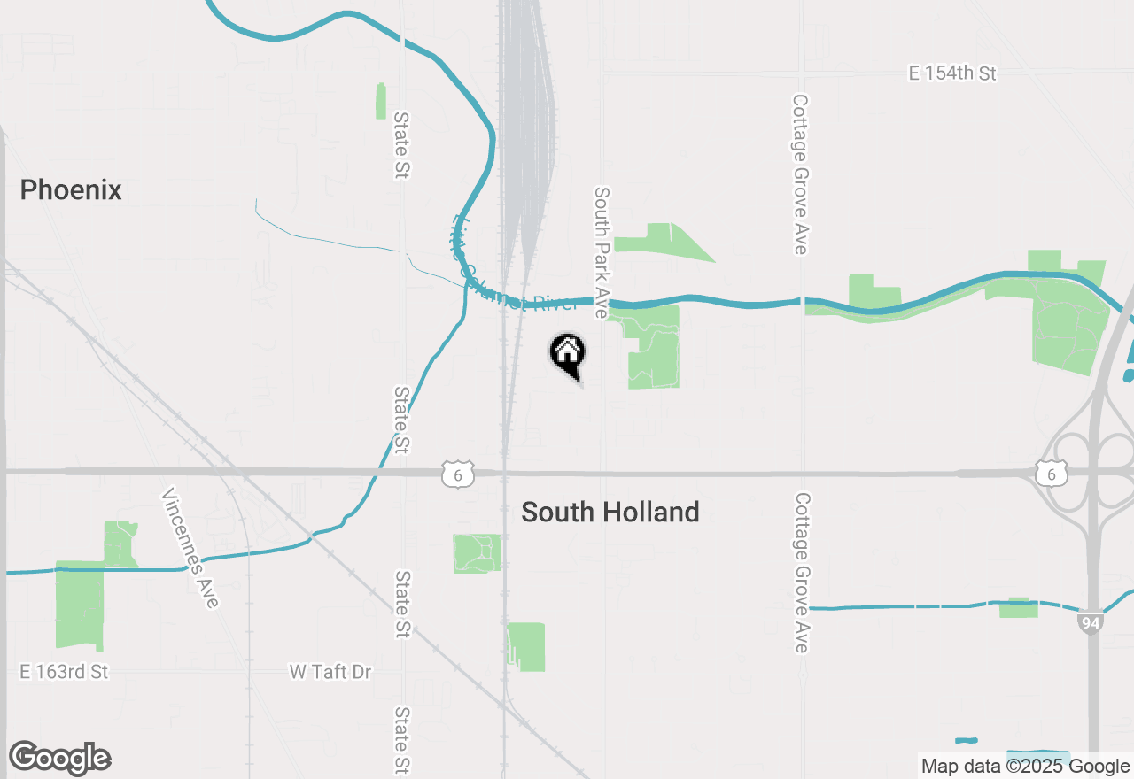 Map of 16018 Louis Avenue, South Holland, IL 60473