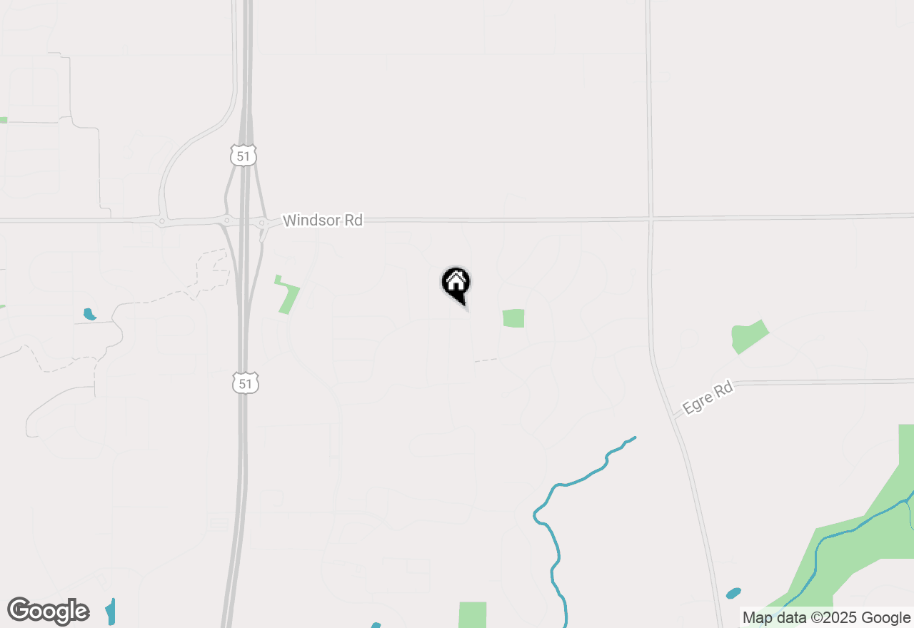 Map of 6644 Grouse Woods Road, Deforest, WI 53532