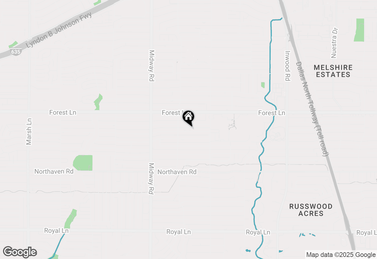 Map of 4441 Hockaday Drive, Dallas, TX 75229