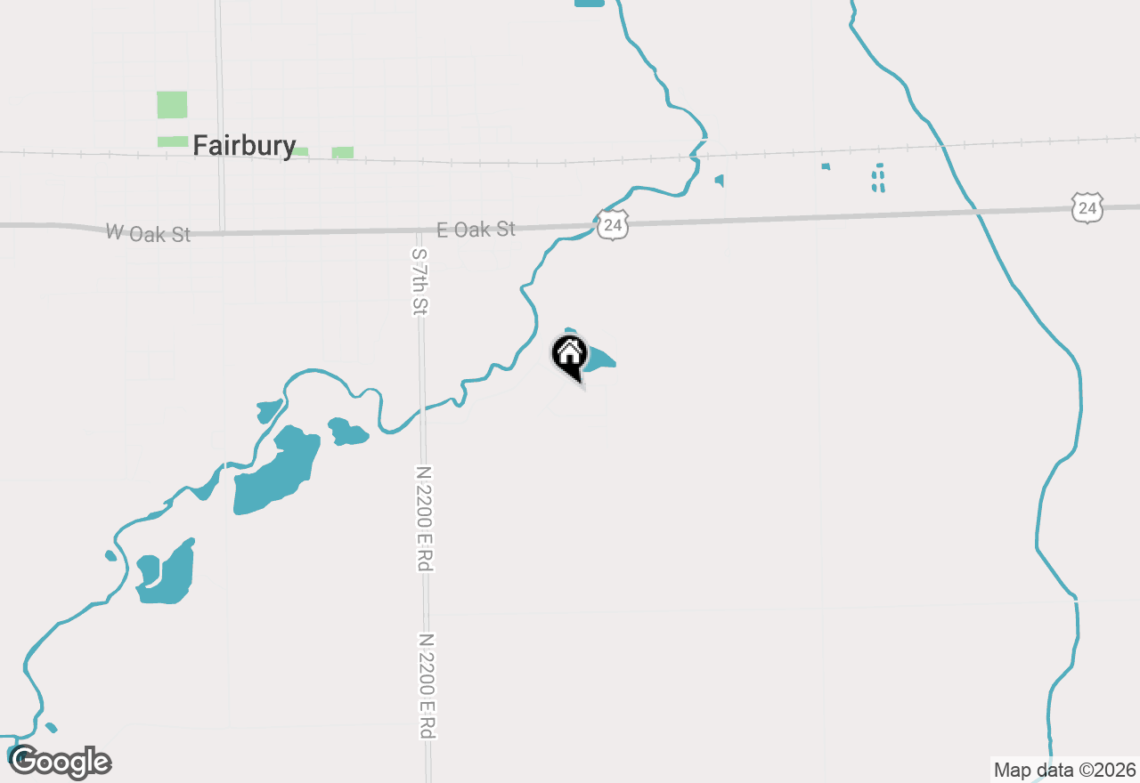 Map of 37 Lake View Drive, Fairbury, IL 61739