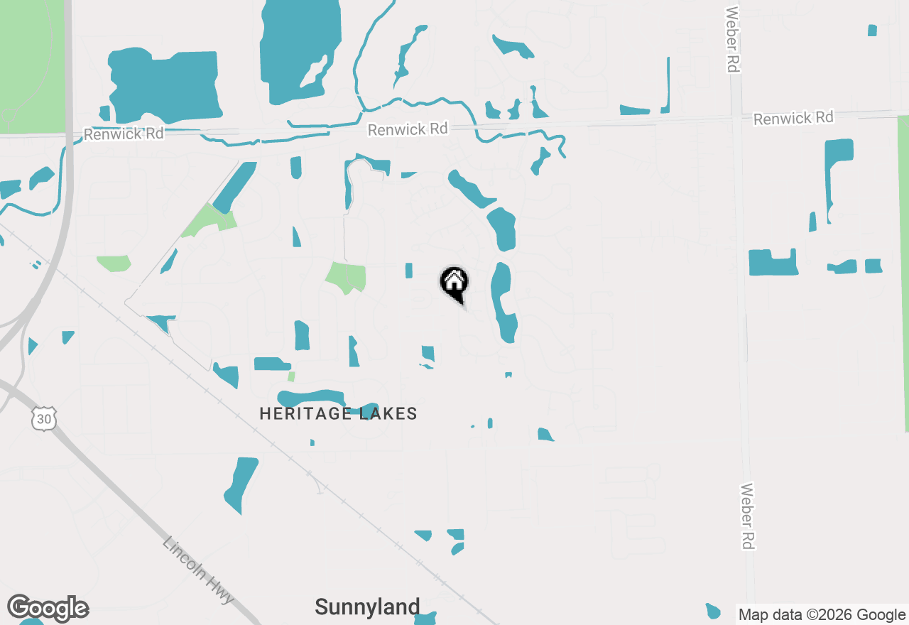 Map of 16346 Crescent Lake Drive, Crest Hill, IL 60403