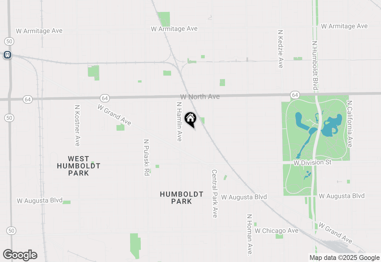 Map of 3719 W Hirsch Street #2, Chicago, IL 60651