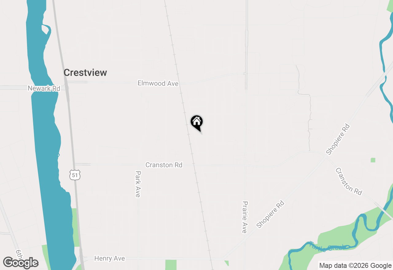 Map of 2309 Pioneer Drive, Beloit, WI 53511