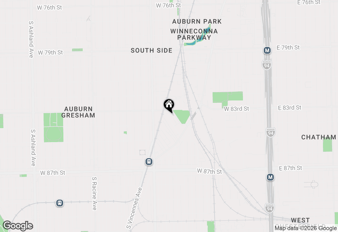 Map of (Address confidential), Chicago, Illinois 60620