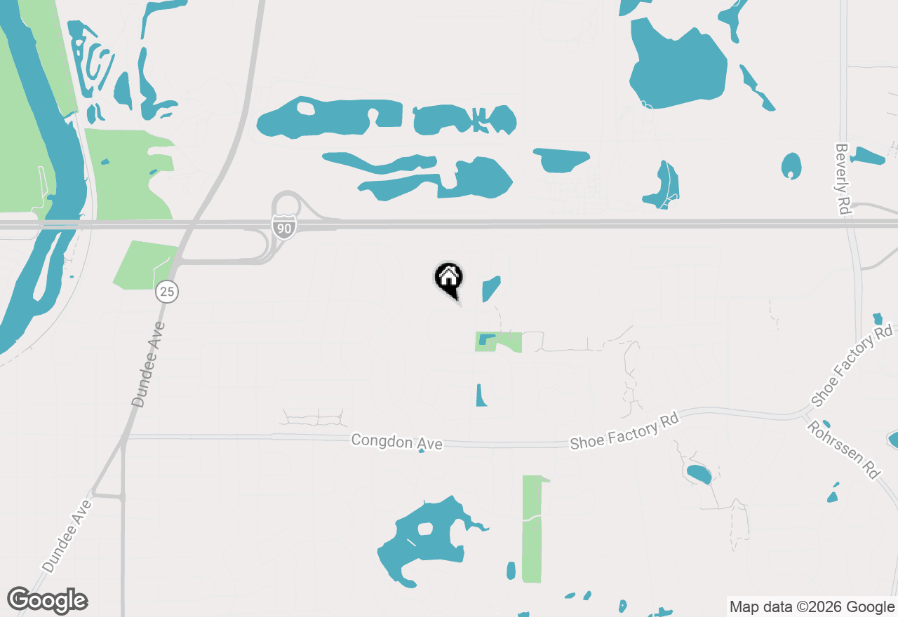 Map of 1346 Brunswick Court, Elgin, IL 60120