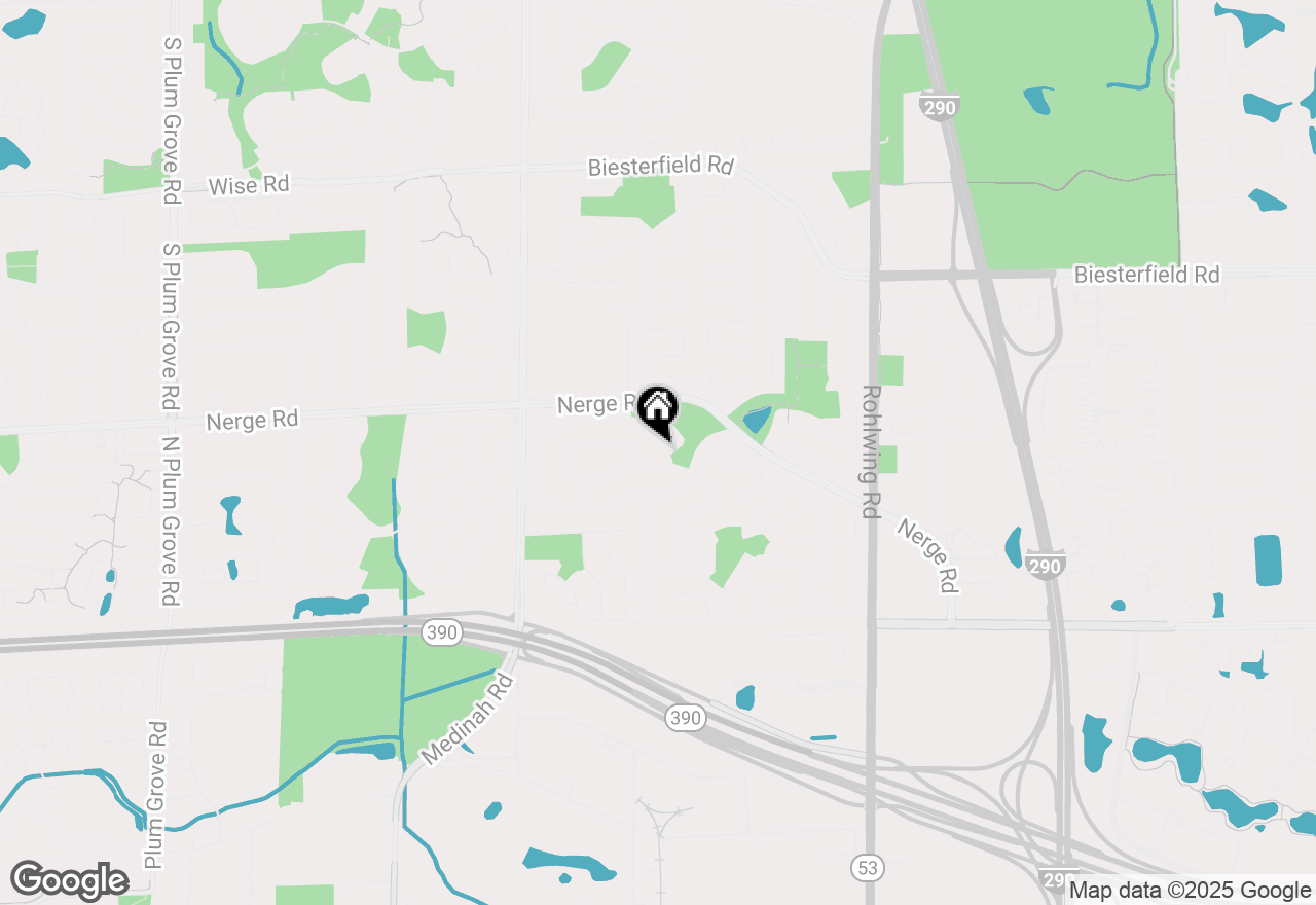 Map of 1405 Armstrong Lane, Elk Grove Village, IL 60007