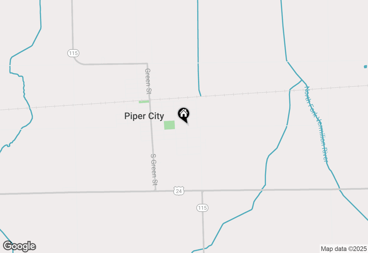 Map of 227 E Walnut Street, Piper City, IL 60959