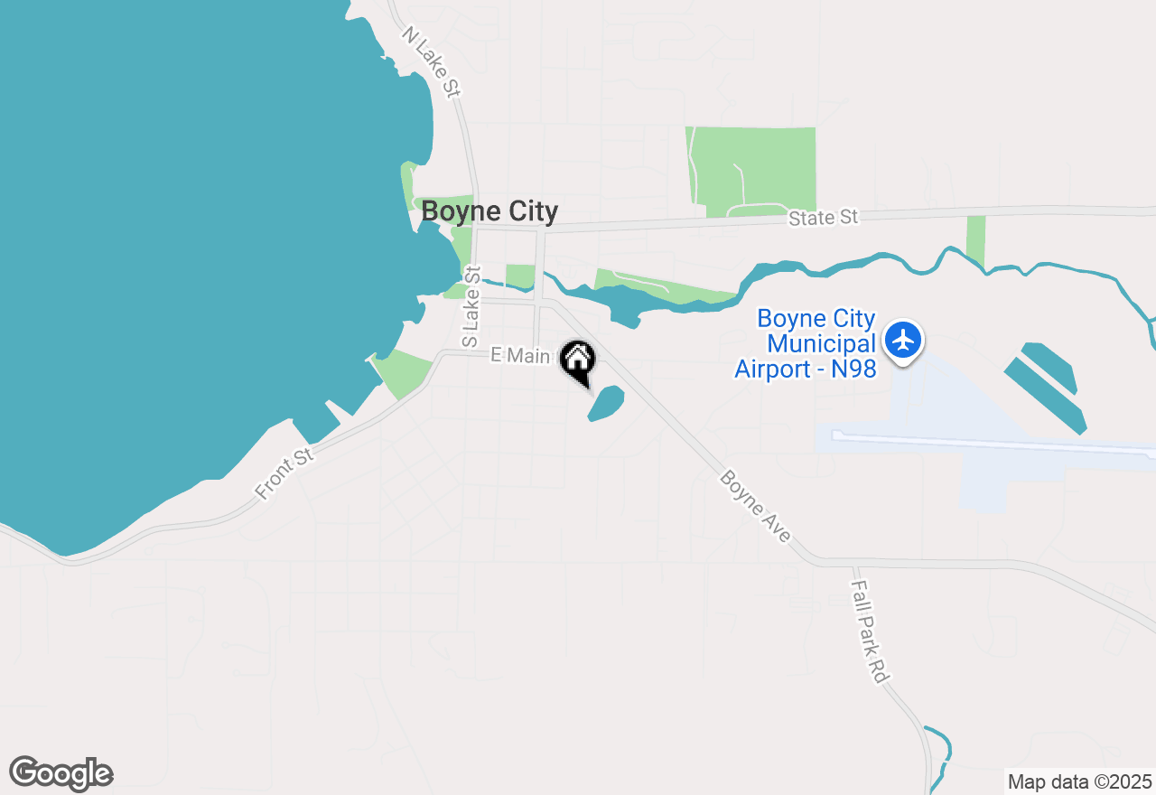 Map of 408 E Pine Street, Boyne City, MI 49712