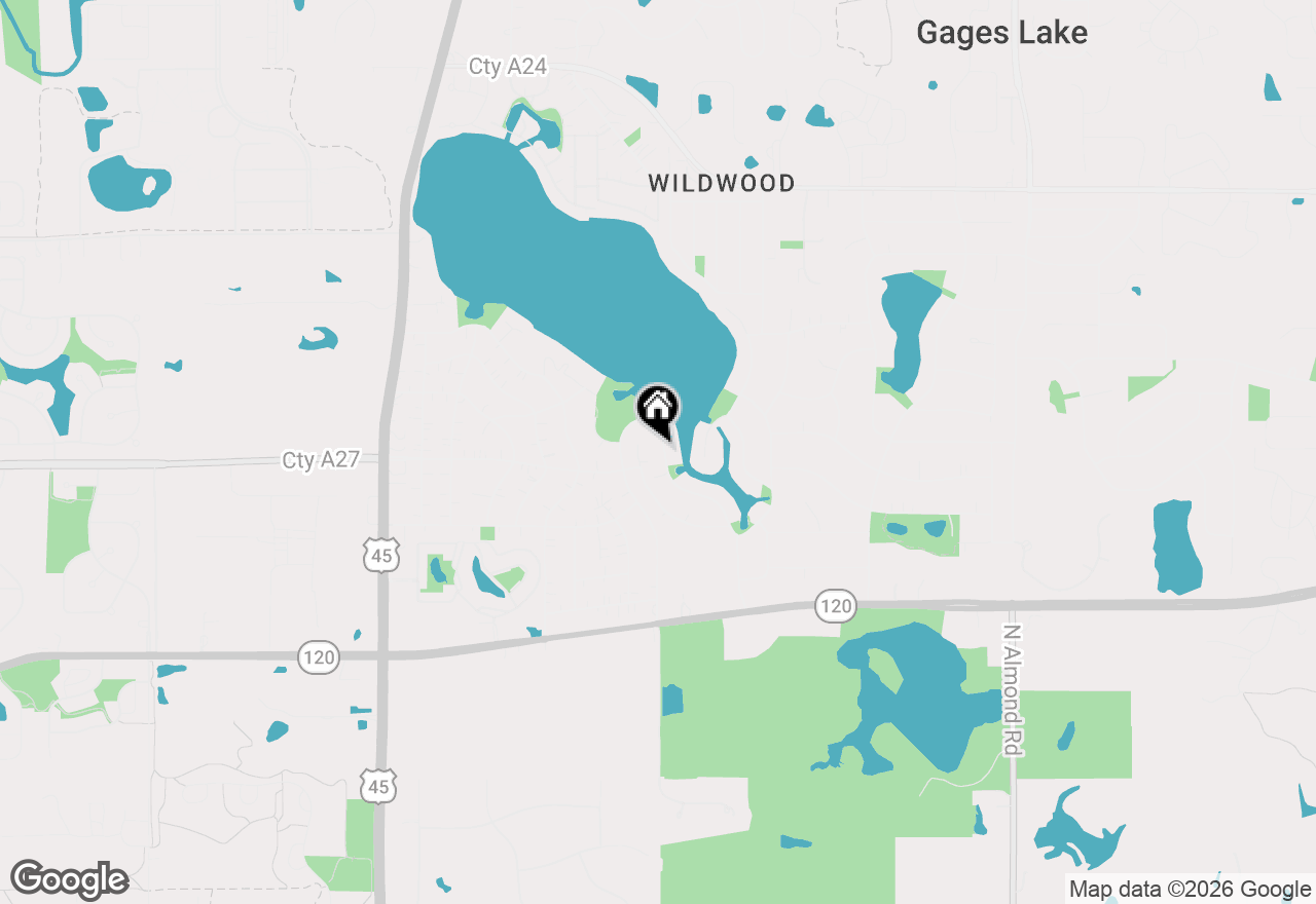 Map of 33192 N Cove Road, Grayslake, IL 60030