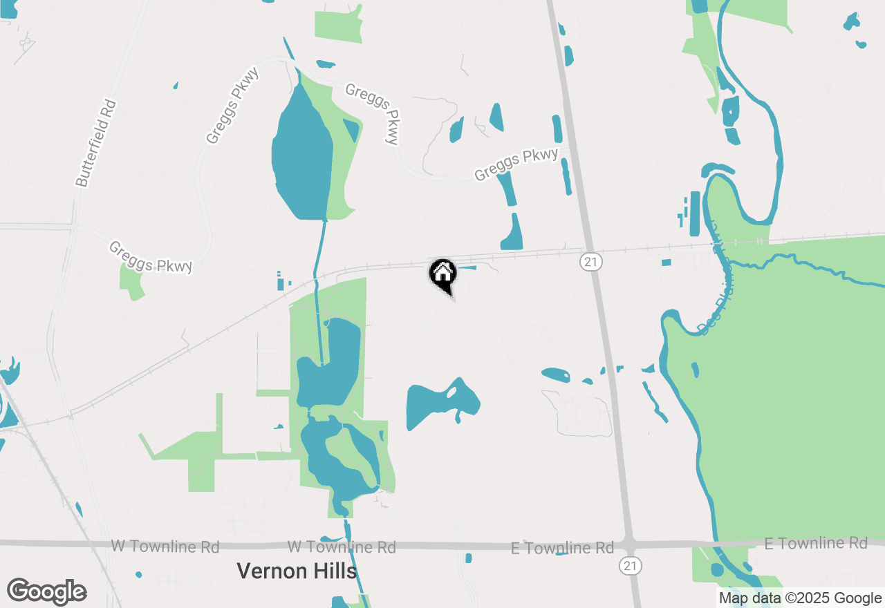 Map of 349 Pine Lake Circle, Vernon Hills, IL 60061