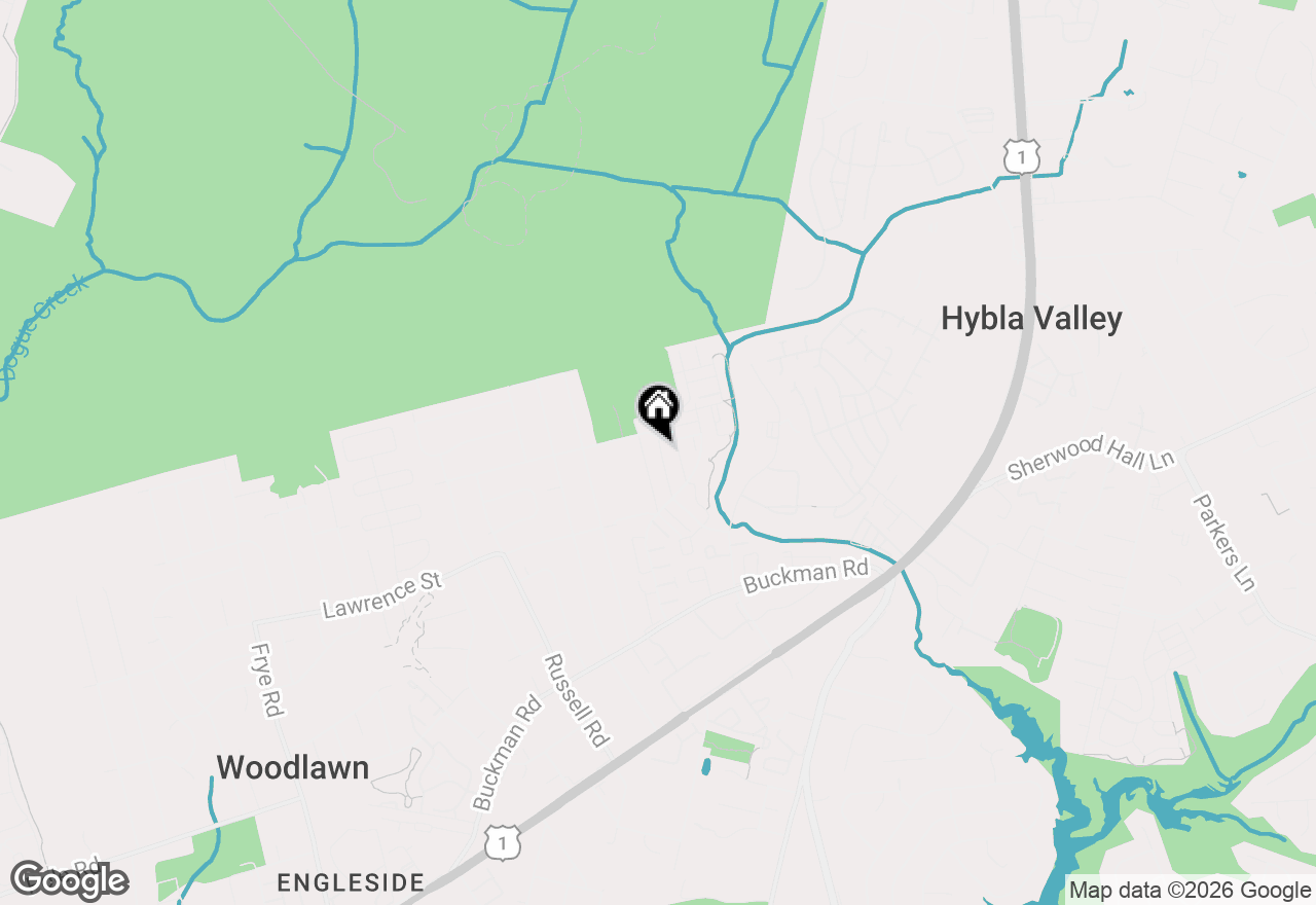 Map of 3911 Manzanita Place #E, Alexandria, VA 22309