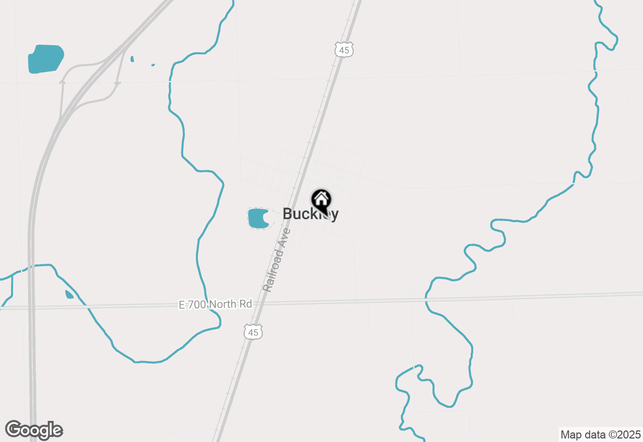 Map of 209 S Walnut Street, Buckley, IL 60918