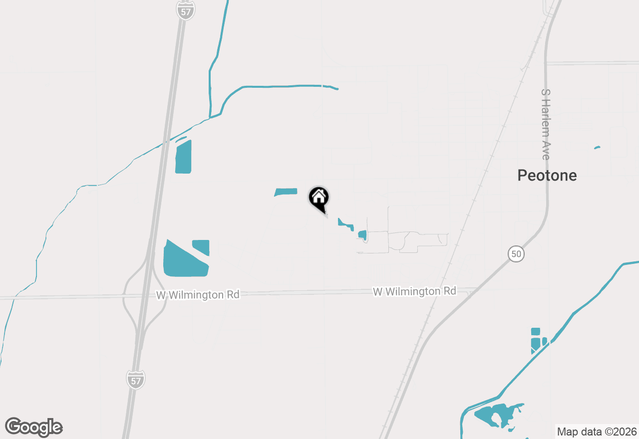 Map of 300 S Rathje Road, Peotone, IL 60468