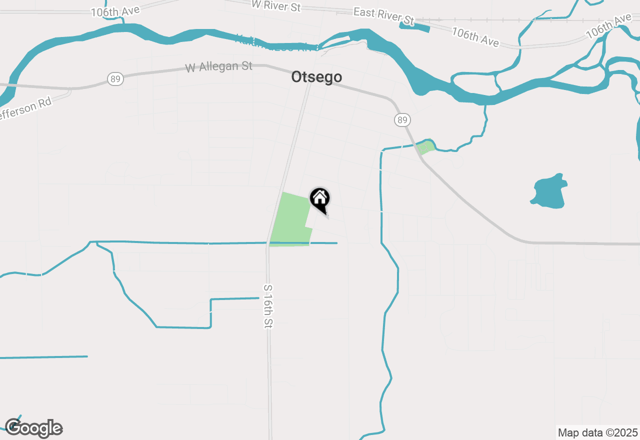 Map of 805 Irving Street, Otsego, MI 49078